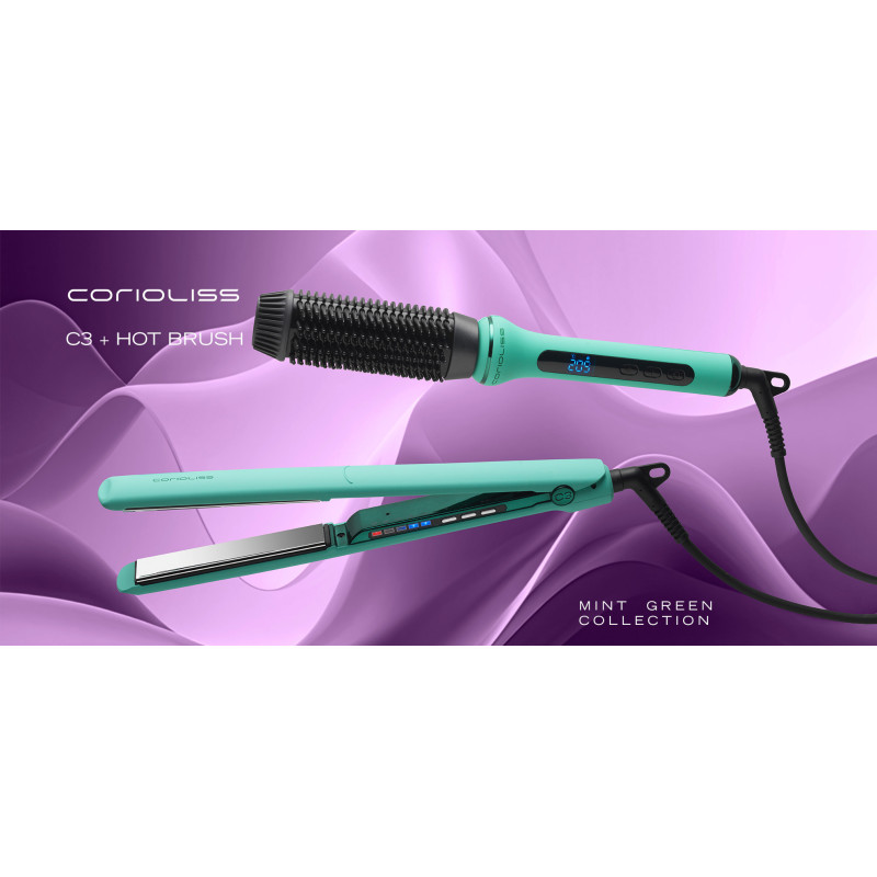 Plancha Corioliss C3 + Hot Brush Mint