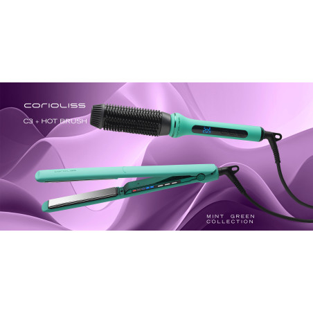 Plancha Corioliss C3 + Hot Brush Mint