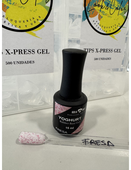 Base Rubber Yoghurt Fresa 15ml
