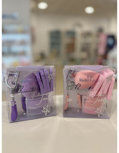 Pack Rizador de Pestañas y esponjas de Maquillaje