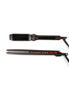 Plancha Corioliss C+Hot Brush black Red 2