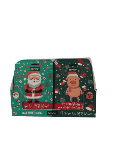 Mascarillas faciales Hidratantes Navidad