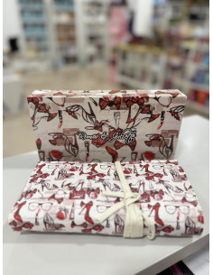 Manta de 18 pinceles de Maquillaje