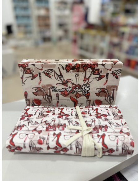 Manta de 18 pinceles de Maquillaje