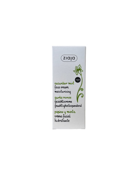 Crema Facial Hidratante Pepino y Menta Ziaja