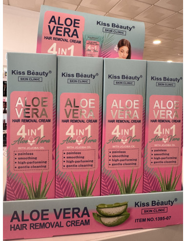 Crema Depilatoria con Aloe Vera