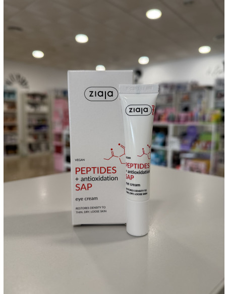 Contorno de ojos con Péptidos y SAP Ziaja