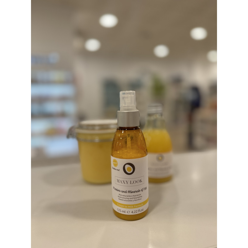 Pack champú-mascarilla-crema de huevo Maxy Look