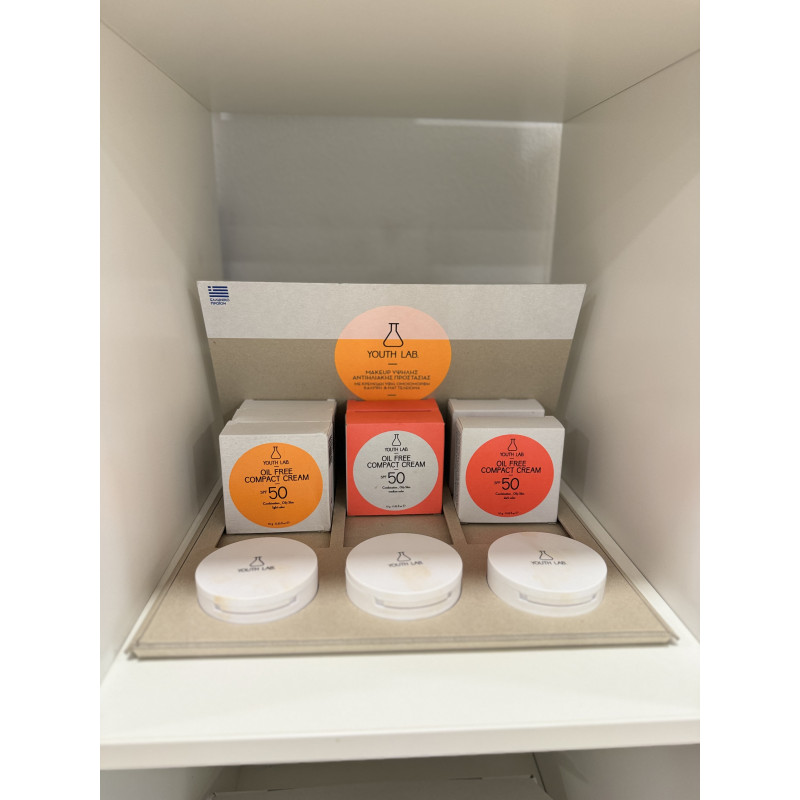 Maquillaje Compacto en crema spf50