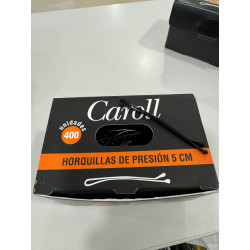 Horquillas de presión Negras 5cm 400unds
