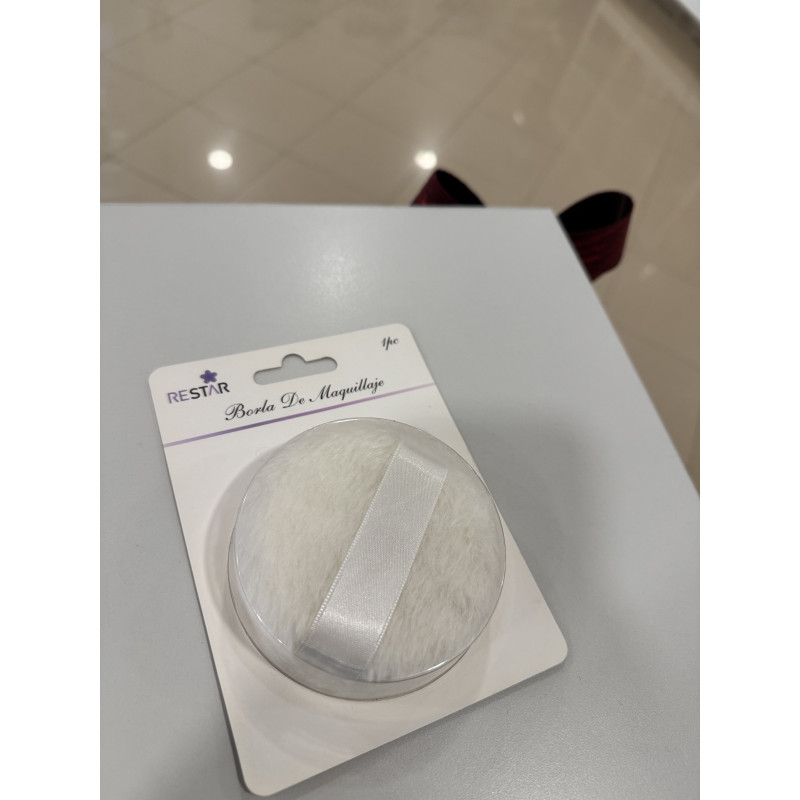 Borla grande de maquillaje