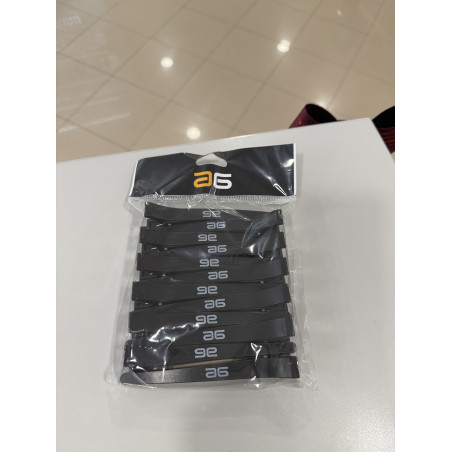 Pinzas planas grandes de plástico 12 unds