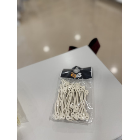 Goma de Bigudí larga 40 unds