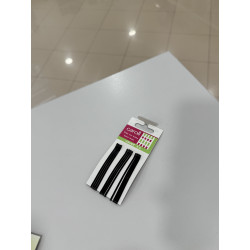 Pillapelos negro con bolita extralargo 12unds