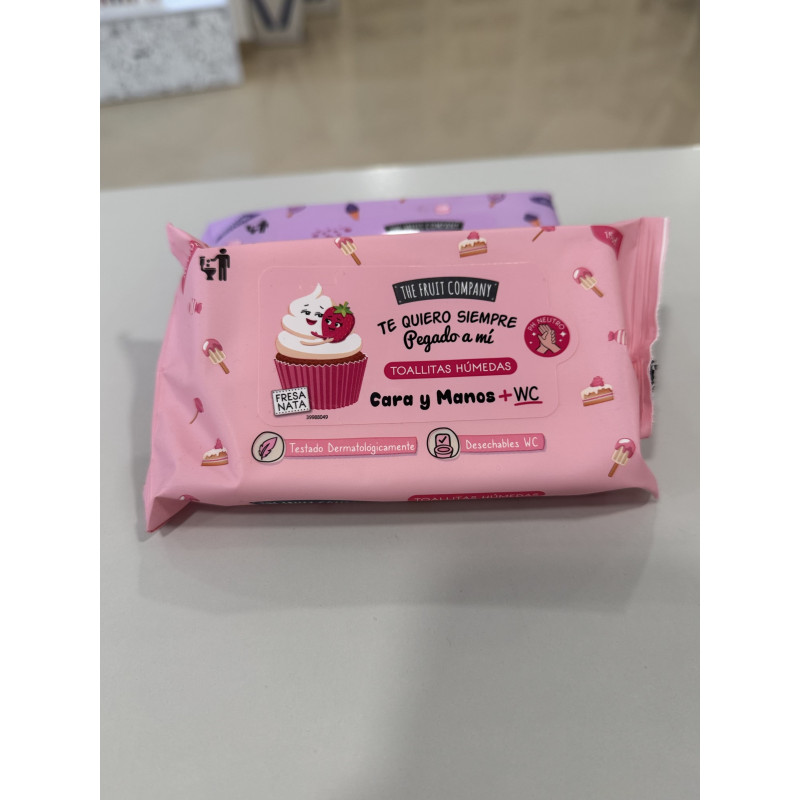 Toallitas húmedas Fresa Nata